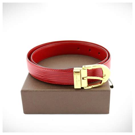 ceinture louis vuitton femme rouge|Louis Vuitton ceinture cuir.